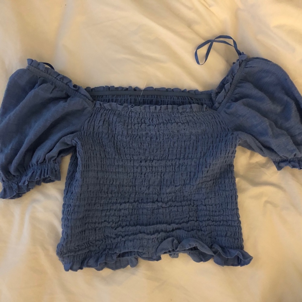 brandy melville cropped blouse